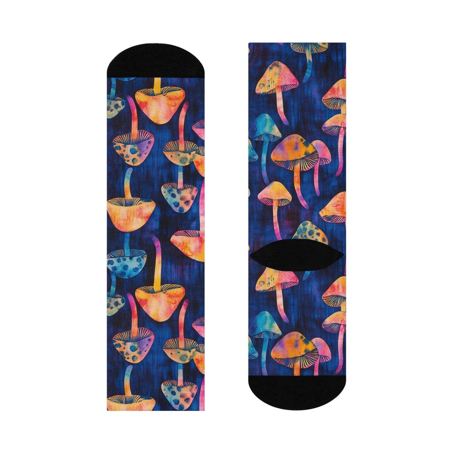 Mushroom Cushioned Crew Socks | Psychedelic 016