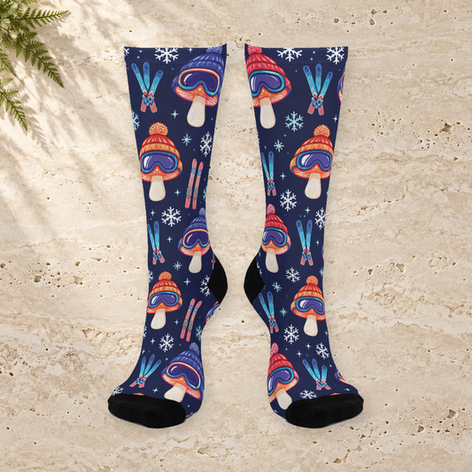 Après Shroom Christmas Mushroom Cushioned Crew Socks