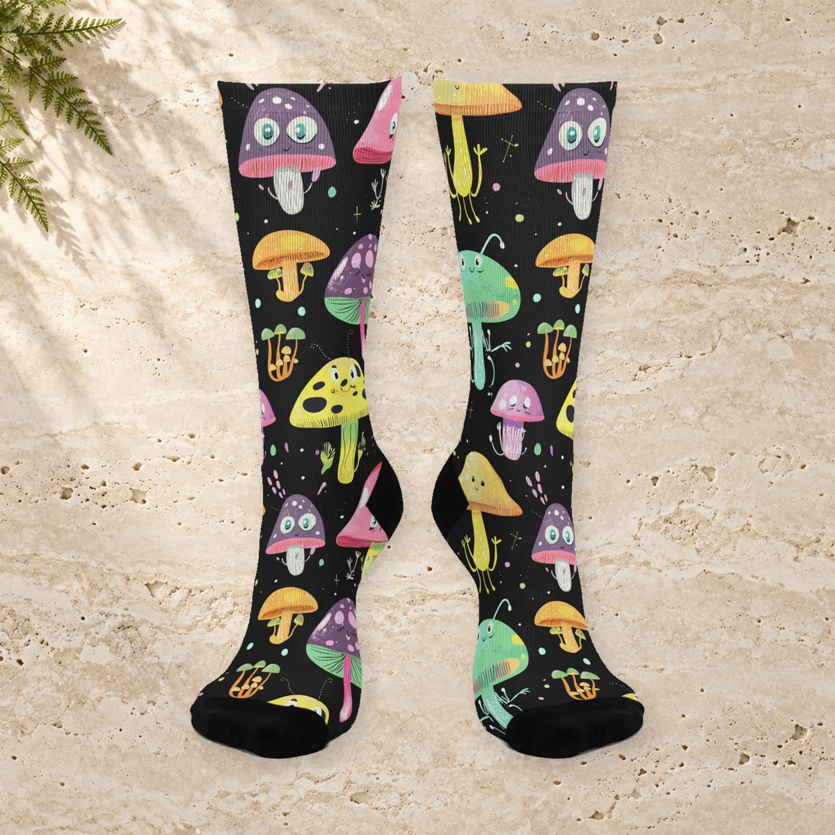 Googly Mushroom Parade Crew Socks
